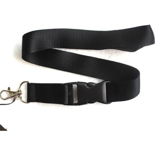 Hot One black Sport Badge Lanyard for Car Keys ID Holders Cell Phone Neck Straps