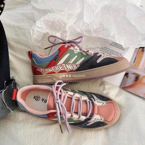 2021 Womens Shoes Sneakers Color Casual Walking Sports Female Lady Running Shoes Women Feminine Zapatillas De Deporte