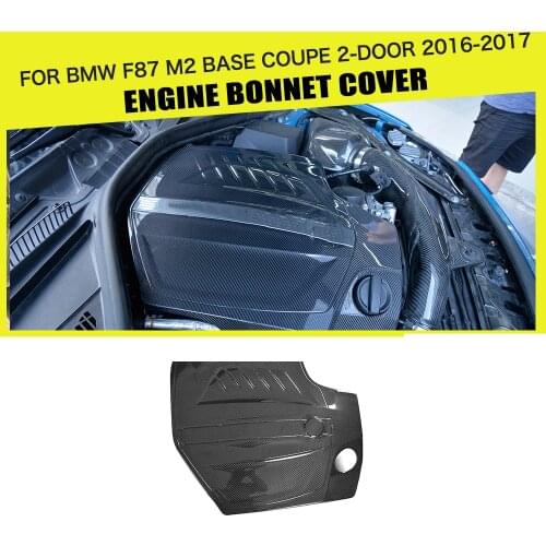 Carbon Fiber Engine Bonnet Hood Cover Motorhaube Trims For BMW F87 M2 Base Coupe 2 Door 2016 2017