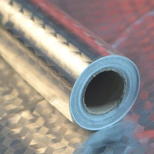 Kitchen Oil Stickers High Temperature Waterproof Stickers Self-Adhesive Cabinet Stickers Aluminum Foil Wallpaper