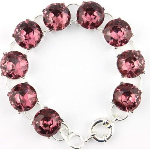 ZWPON New Arrival 15 MM Tone 9 Dot Crystal Bracelets & Bangles Fashion Jewelry for Women Crystal Button Station Bracelet