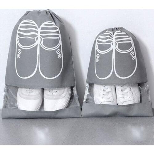 Shoes Organizer Closet Organizer Non-woven Travel Carrying Bag Waterproof Pocket Clothes Assortment Hanging Bag 5pcs