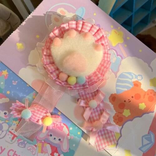 Original cat claws sweet loita Lolita badge brooch hairpin accessories small lo