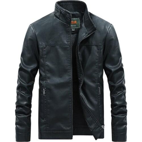 Fall 2020 Hot Sale Mens Fashion Casual Plus Size Pu Leather Jacket Baggy Jaqueta Clothing Masculino Casaco Motocicleta Abrigos