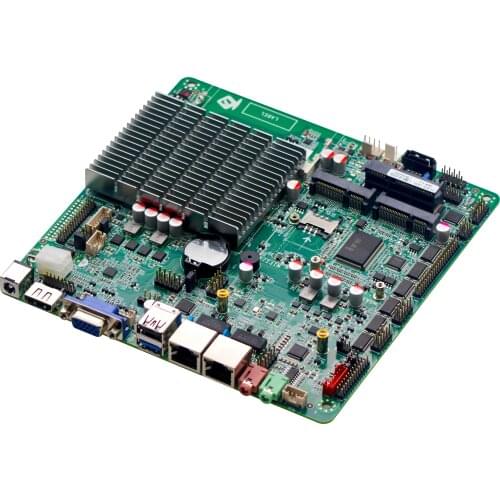 Industrial motherboard MINI ITX Motherboard with 7*USB/6*COM/VGA/LVDS,J1900 All in one mainboards
