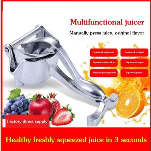 Manual Orange Juicer Squeezer Fruit Tools Lemon Sugar Cane Juice Food Processors Press Aluminum Alloy Hand Pressure Simple Fast