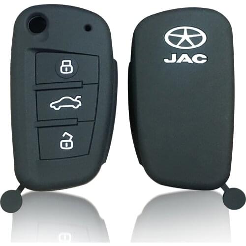 Silicone Key Holder Case Cover For JAC Refine M4 S2 Mini IEV6S 2020 2019 2016 2017 3 Button Accessories Key Cover Case Keyring