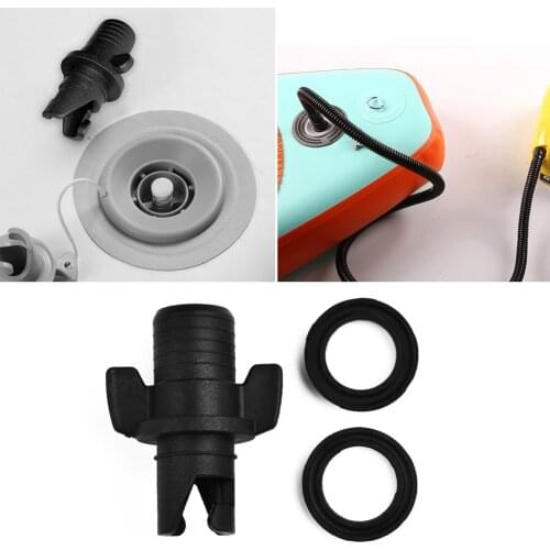 Kayak Air Valve Connector Hard Plastic Material Cap Screw Hose Adapter Connector For Inflatable Boat Fishing