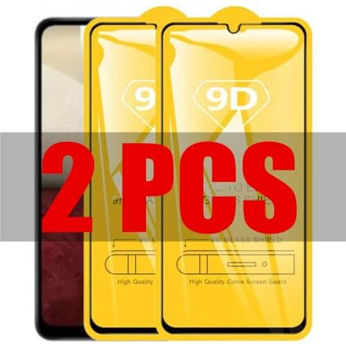 2Pcs 9D Samsang A12 Glass For Samsung Galaxy A12 Protective Glass on Samsun A12 S20 FE A42 A71 A51 A31 A21s M31 Screen Protector
