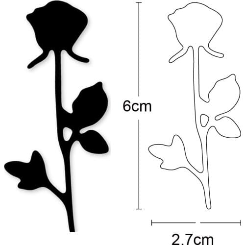 Wedding Flower Rose Border Metal Cutting Dies Stencil Dies for DIY Scrapbooking dies Decorative Embossing dies Paper Card Making