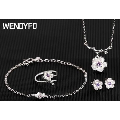 Наборы ювелирных украшений WENDYFO China At AliExpress
