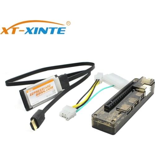 XT-XINTE PCIE EXP GDC External Laptop Video Card Dock Graphics Card Docking for Beast Mini PCI-E / for NGFF M.2 / Expresscard