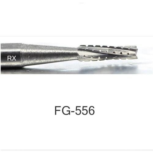 10pcs/pack Dental Tungsten Steel Carbide Burs Fissure Drill Bit For High Speed Handpiece 1.6mm Surgical Lab Tools Lenght 19mm