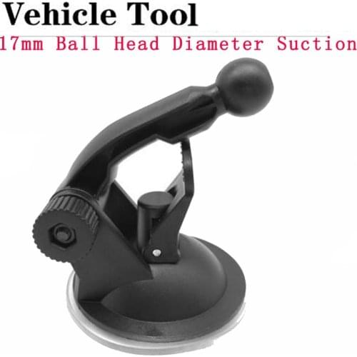 17mm Ball Head Diameter Suction Cup Base Bracket for Sports Dv Camera Car Driving Recorder Steady Holder Mounts Auto DVR GPS