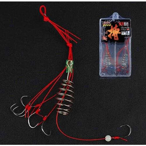 Fishinghooks 2pcs Explosion Fishing Hooks Pack Tackles with Barb High carbon steel Fishing Accessories Wędkarstwo Karpiowe