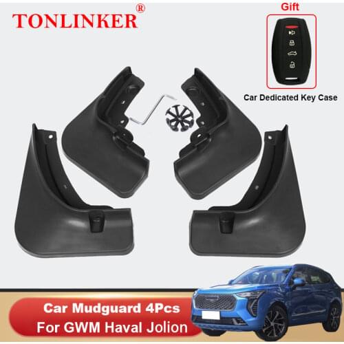 TONLINKER Mudguard For Great Wall Haval Jolion First Love 2021 Mud Flaps Mudguards Splash Guards Fender Car Mudflaps 4Pcs Set
