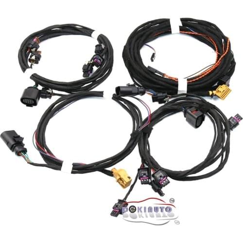 FOR Passat B7 CC Front & Rear Auto Parking Assist 12K Pla 2 .0 Upgrade OPS Install Harness Wire