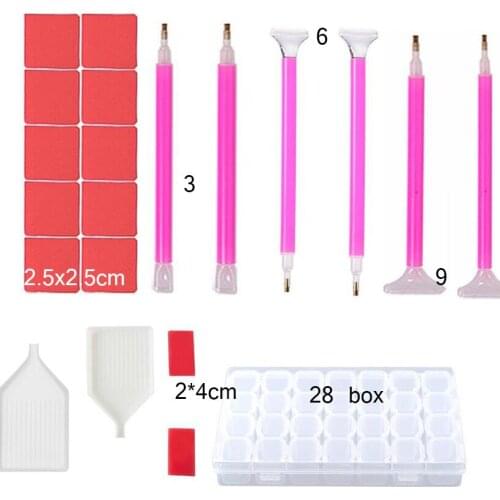 Diamond painting tools Chinese factory wholesale custom tools ,Storage Box,diamond embroidery sale accessories