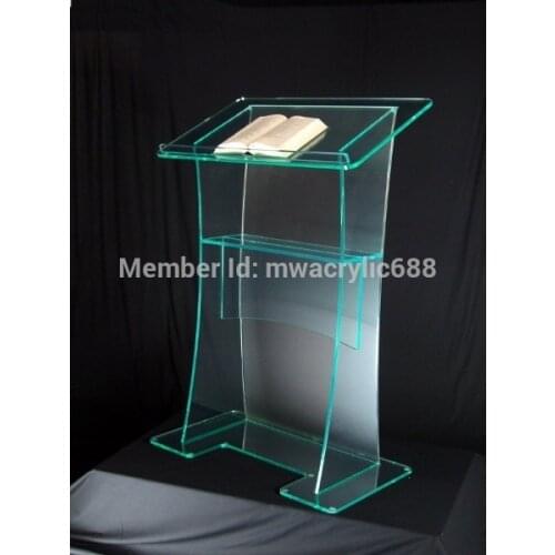 Pulpit furnitureFree Shipping High Quality Fruit Setting Modern Design Cheap Clear Acrylic Lecternacrylic pulpit
