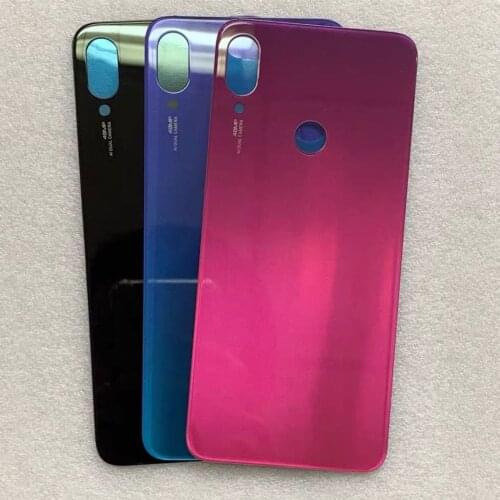 For Xiaomi Redmi note 7 Battery Cover Back Glass Panel Rear Door Housing Case For Redmi note 7 pro Back battery Cover door