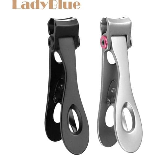 Black/Silver Wide Jaw Opening Nail Clipper Curved blade Manicure Cutter Finger&foot Pedicur Ingrown Nail Cutter Trimmer Tool