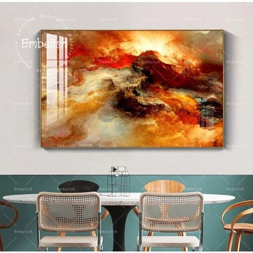 Embelish New Unreal Clouds Abstract Wall Posters For Living Room HD Print Canvas Oil Painting Home Decor Modular Framed Pictures
