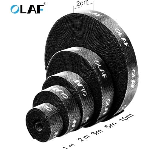 OLAF Cable Organizer USB Cable Winder For iPhone 7 X Max /Micro Usb /Type c Free Length Cable Clip Office Desktop Management