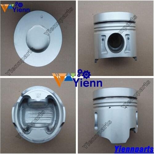 For HINO J08C J08CT Piston Kit with pin and clips 13216-2631 13306-1080 13306-1070 KC-FF1J KC-FD1J Trucks Diesel Engine Parts