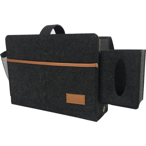 Bedside Felt Storage Hanging Bag High Capacity Student Dormitory Phone Remote Control Magazine Conveniently Placed High Quality