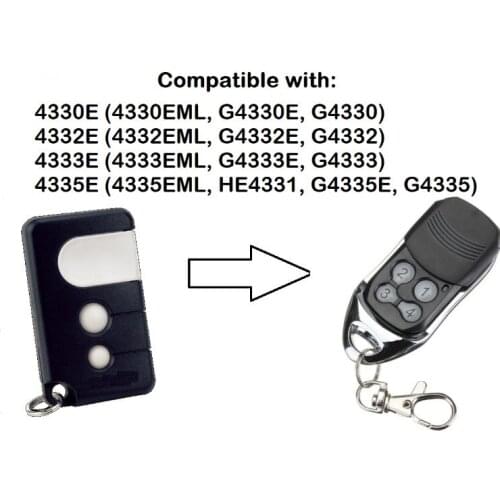 For 4330e 4333e 4335e garage door remote control 4330EML 4332EML 4333EML 4335EML Transmitter command fob