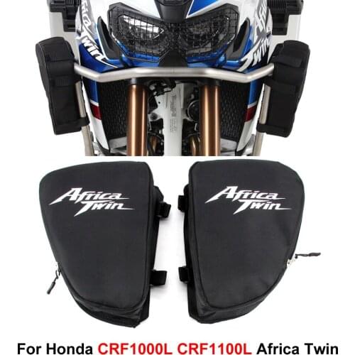 Motorcycle Frame Crash Bars Waterproof Bag Repair Tool Placement Bag For Honda CRF1000L Africa Twin CRF1100L Adventure Sports