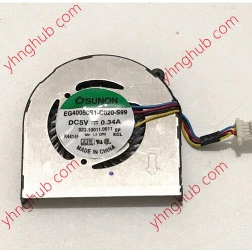 SUNON EG40050S1-C020-S99 DC 5V 0.34A 4-Wire Server Cooling Fan