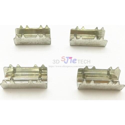 3D printer open belt clip Stainless iron clip open-end timing belts belt clamp crimp style for openbuilds CNC parts