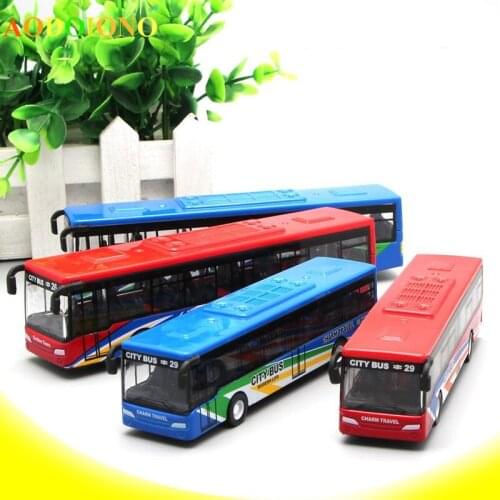 1:64 Scale Small Pull Back Shuttle Bus Childrens Metal Diecast Model Vehicle Motor Auto Cars Toys Baby Xmas Gift for Kids Boys