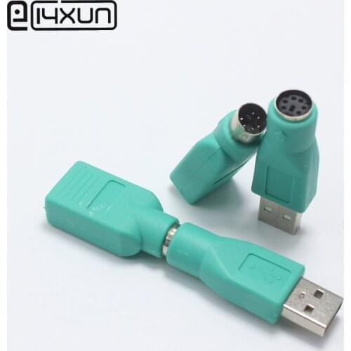 1pcs USB 2.0 Type A AF to PS2 6Pin Male Plug or USB AM to PS2 Female jack Adapter Connector Keyboard Mouse Conversion