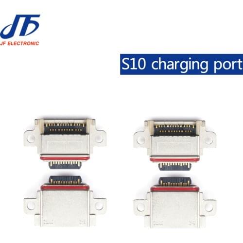 10pcs/lot Original For Samsung Galaxy S10 / S10 Plus / S10E Charging Port Connector Charger Connector Jack Micro USB Socket