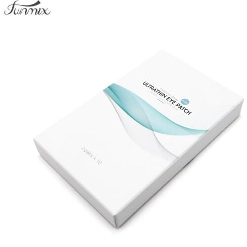 20 pairs/10pack Thin gel eyelash patch flexible Silver Pack Lint Gel Under special Eye Pad Patch Collagen Hyaluronic eye pads