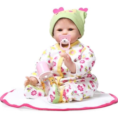 22 Inch Baby Reborn Dolls Princess Girl Boy Toys Sleeping Baby Dolls Christmas Birthday Gifts Girl Playmates Growth Partners