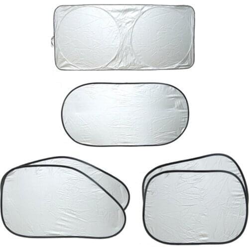 6PCS Car Window Sunshade Sun Protection Universal Windshield Cover Sunscreen Curtain Interior Car Styling Auto Accessories 2021