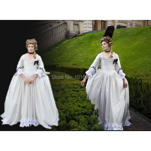Tailored!Royal Eras Vintage Costumes Duchess Princess Civil war 18th Court Belle Marie Antoinette DRESS Victorian dresses HL-360