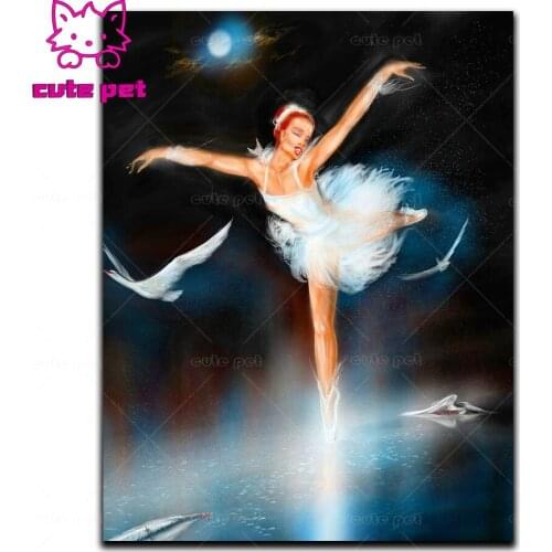 5d diamond mosaic Swan Ballet Diamond Painting rhinestone pictures embroidery diy full square diamond puzzle new Decoration