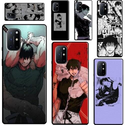 Toji Fushiguro Jujutsu Kaisen Anime For Realme 8 7 6 Pro Q3 C21 C15 C3 GT Neo Phone Case For OnePlus 9 Pro 8 Pro 7T 8T 9R Nord
