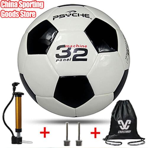 Asian Cup, black and white football, PU leather, childrens training ball, standard size 7, high quality, football