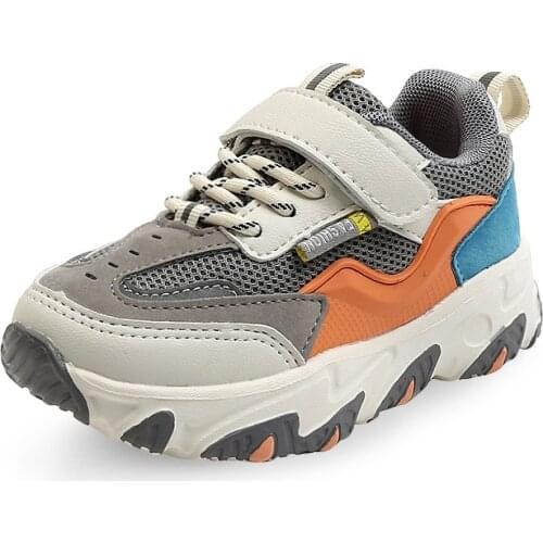 Childrens Shoes Girls Leisure Sports Shoes Spring and Autumn New Single Shoes New Breathable Mesh Shoes Baby Fashion Shoes 26-36