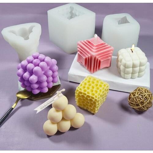 Soap Mold Tasteless Wide Application Soft Food Grade Silicone Casting Molds for Craft Making Handmade soap mold