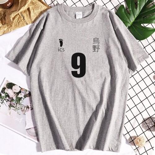 Cotton Kageyama Tobio Haikyuu Print Tshirts Man Casual Design Short Sleeve Casual Harajuku Tshirt Vintage Oversized Mans T Shirt