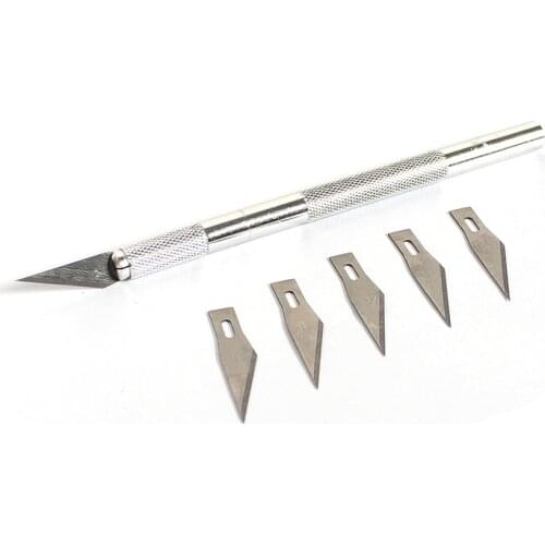 Tool Sculpture Engrave 6 Blade Carve Knife Extra Backup Graver Cutter Scorper Craft Razor Sharp woodcarve Wood Cut Sculpte Hobby