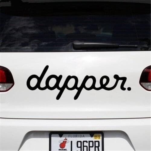 JDM dapper. car sticker vinyl car decal waterproof stickers on car truck bumper rear window no background