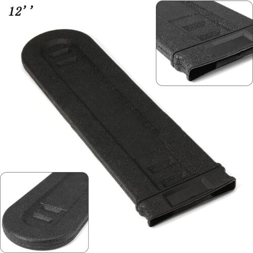 30cm Chainsaw Bar Cover Black Plastic Chainsaw Universal Scabbard Guide Bar Protect Cover For 12" Saw