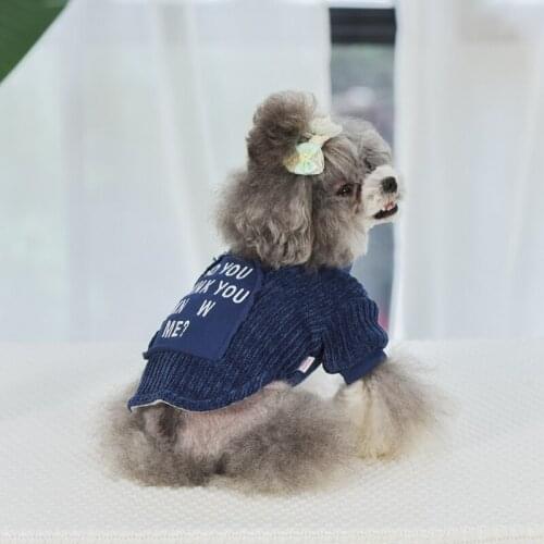 Pet Autumn And Winter Simple Wind Warm Hooded Jacket Cotton Thick Warm Chihuahua Puppy Costume Brown/Gray Pet Dog Clothes S-2XL